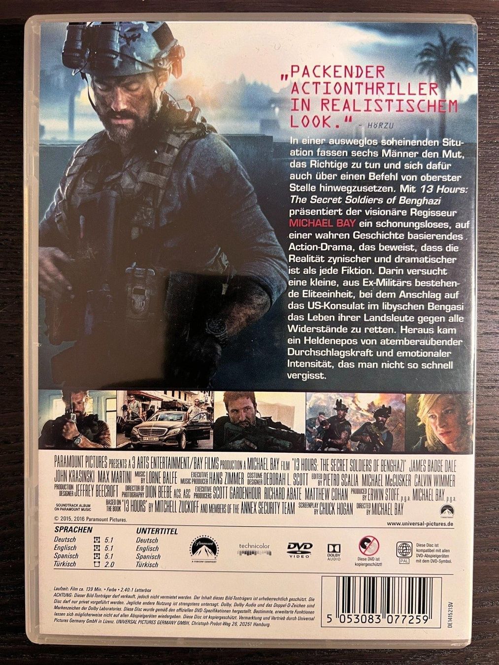 Alle DVDs: 13 Hours – Gebraucht aus Zürich von FilmFreunde 1