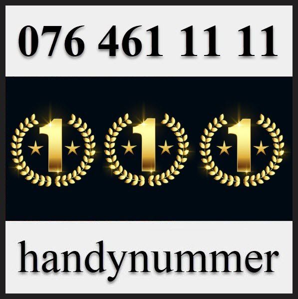 Carte prepagate: Handynummer, Telefonnummer, VIP Nummer, 076 461 11 11 – Nuovo (secondo la descrizione) da Winterthur venduto da handynummerch