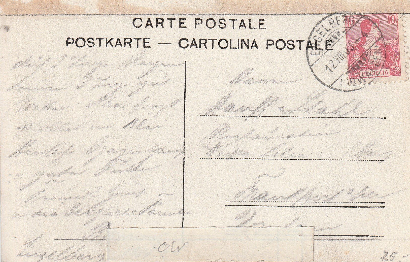 Cartes postales: Engelberg - Hauptstrasse -1903 – D'occasion à uttwil par Koehlerfred 1