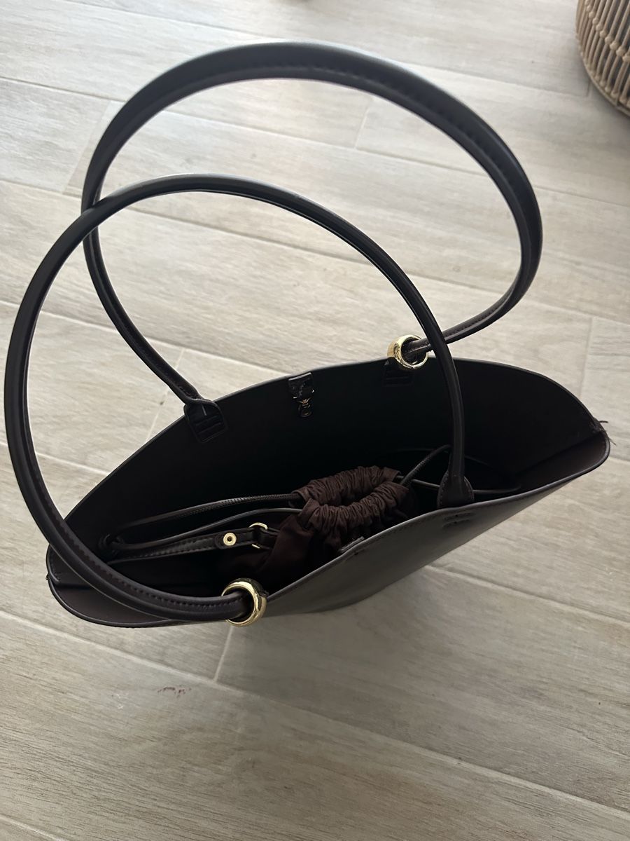 Mango Taschen für Damen: MANGO BROWN BAG WITH DRAWSTRING POUCH – Neu (gemäss Beschreibung) aus Ascona von effenne 3