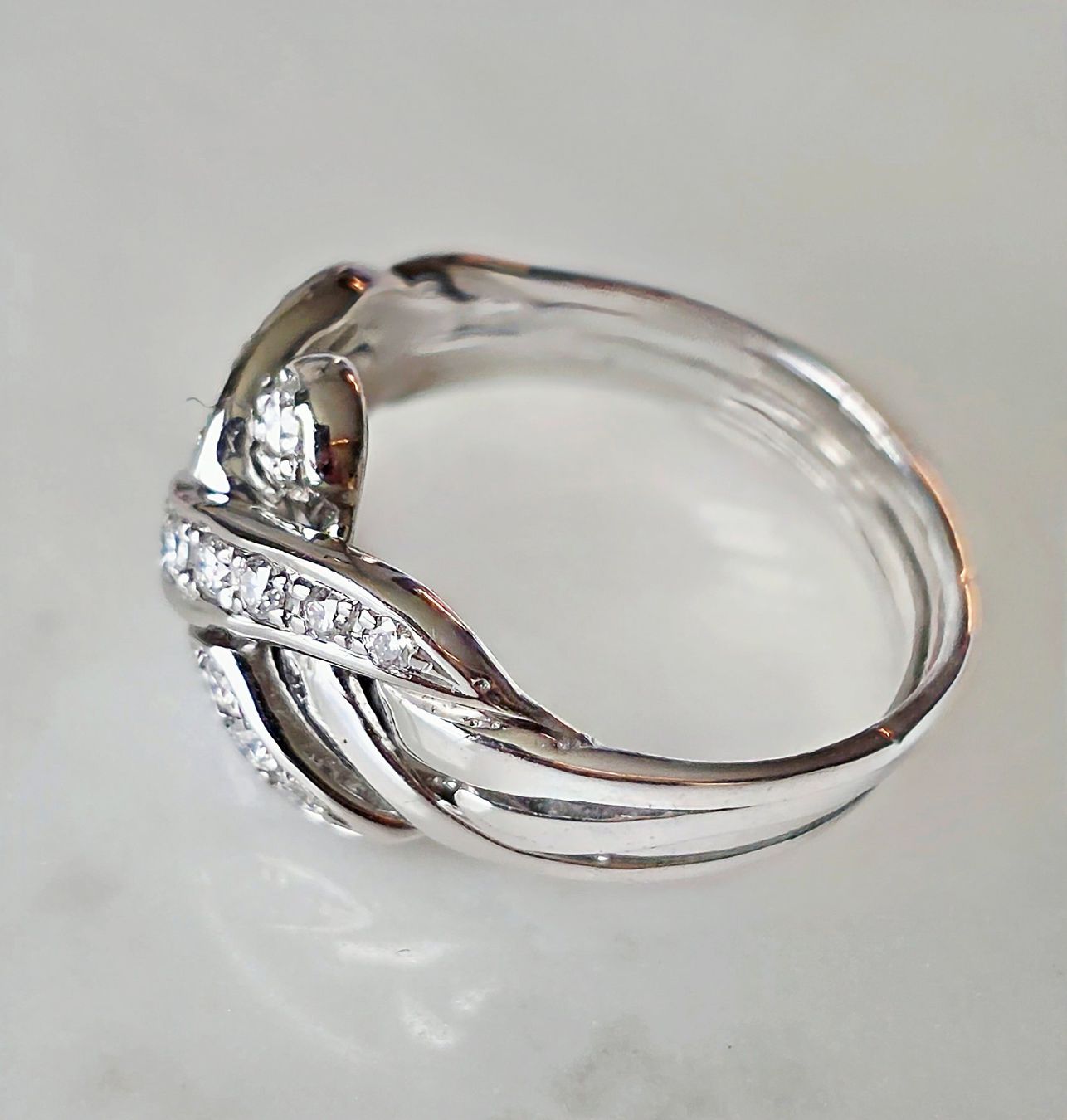 Anelli: Moissanites in Silber Fingerring – Nuovo (secondo la descrizione) da Zürich venduto da benedikt12 1