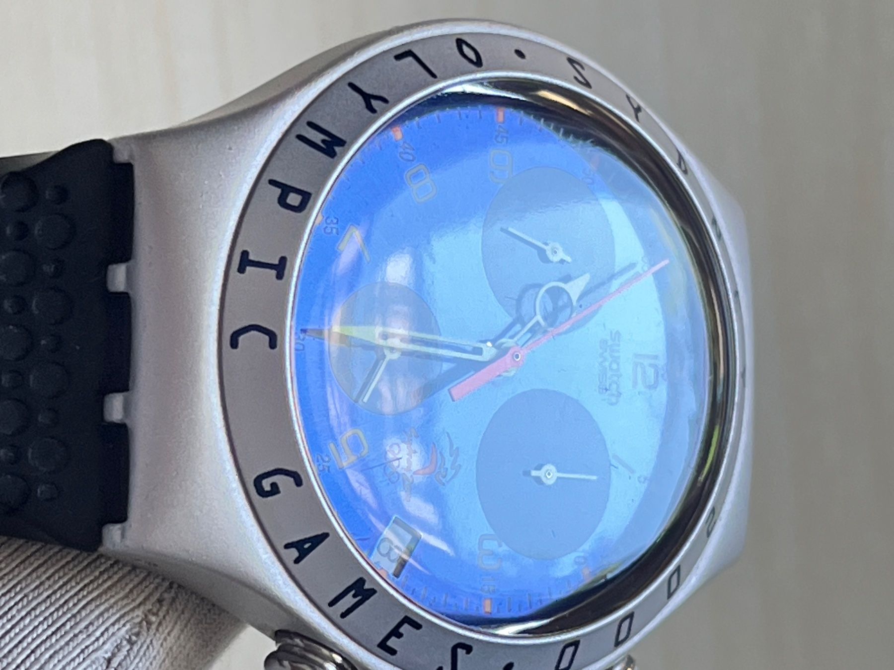 Swatch Orologi: Swatch Uhr, Sydney Olympia 2000, Chronograph – Usato da Grenchen venduto da chththl 4