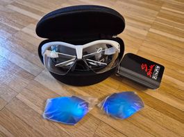 Photochromatische Sportbrille m.verspiegelten Wechselgläsern