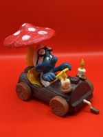 Schleich 40232 Vintage Schlumpf Baumstamm-Auto