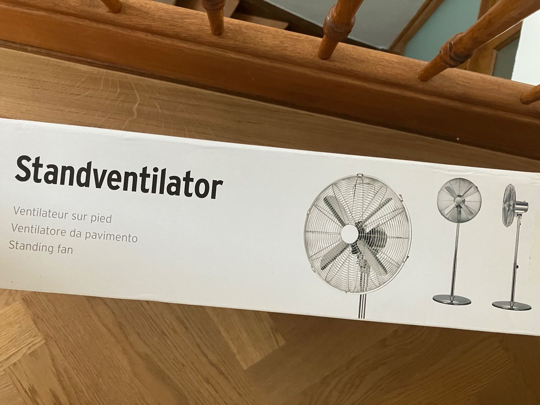Ventilateurs: Intertronic Standventilator Chrome (70dB) SilberA – Neuf avec emballage d'origine à Basel par mySira 2