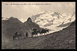 Monte Rosa, De Zermatt au Lac Noir, Vue 