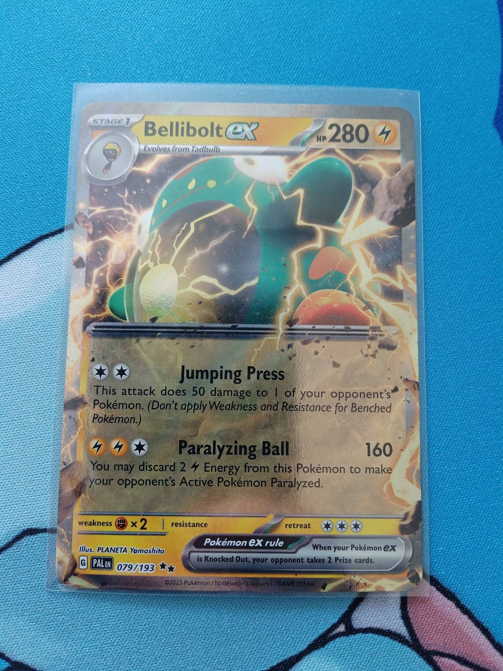 Cartoline: Bellibolt ex - Paldea Evolved - Wampitz ex – Nuovo (secondo la descrizione) da Altstätten SG venduto da GGsGameshop