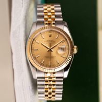 Rolex Datejust 36/ 116233 / 2005 / Champagne Dial / Full Set