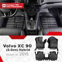 5D Premium Auto Fussmatten für Volvo XC 90 Hybrid ab 2015