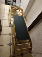 Kletterbogen mit Rutschbrett Holz gebraucht guter Zustand 