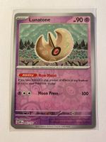Pokemon Lunatone 092/197 Reverse Holo Obsidian Flames EN