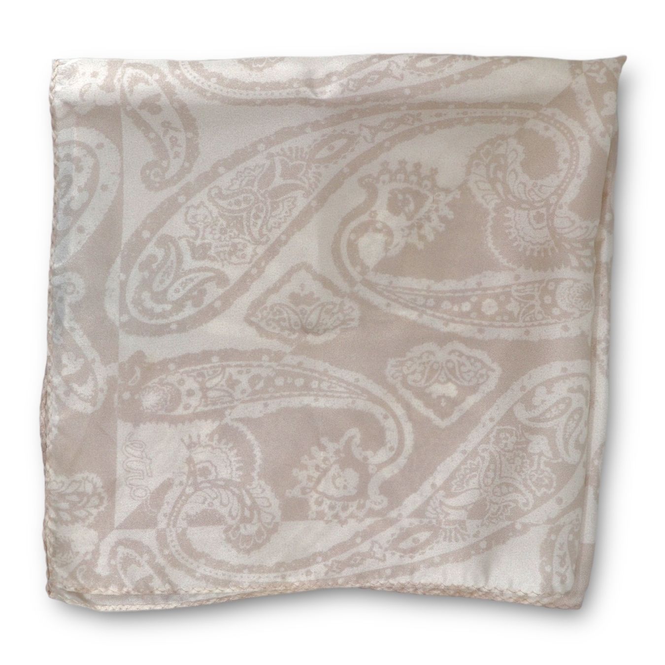 Etro Foulard & Sciarpe: Etro Einstecktuch Paisley beige – Usato da Binningen venduto da Designerlabels 1