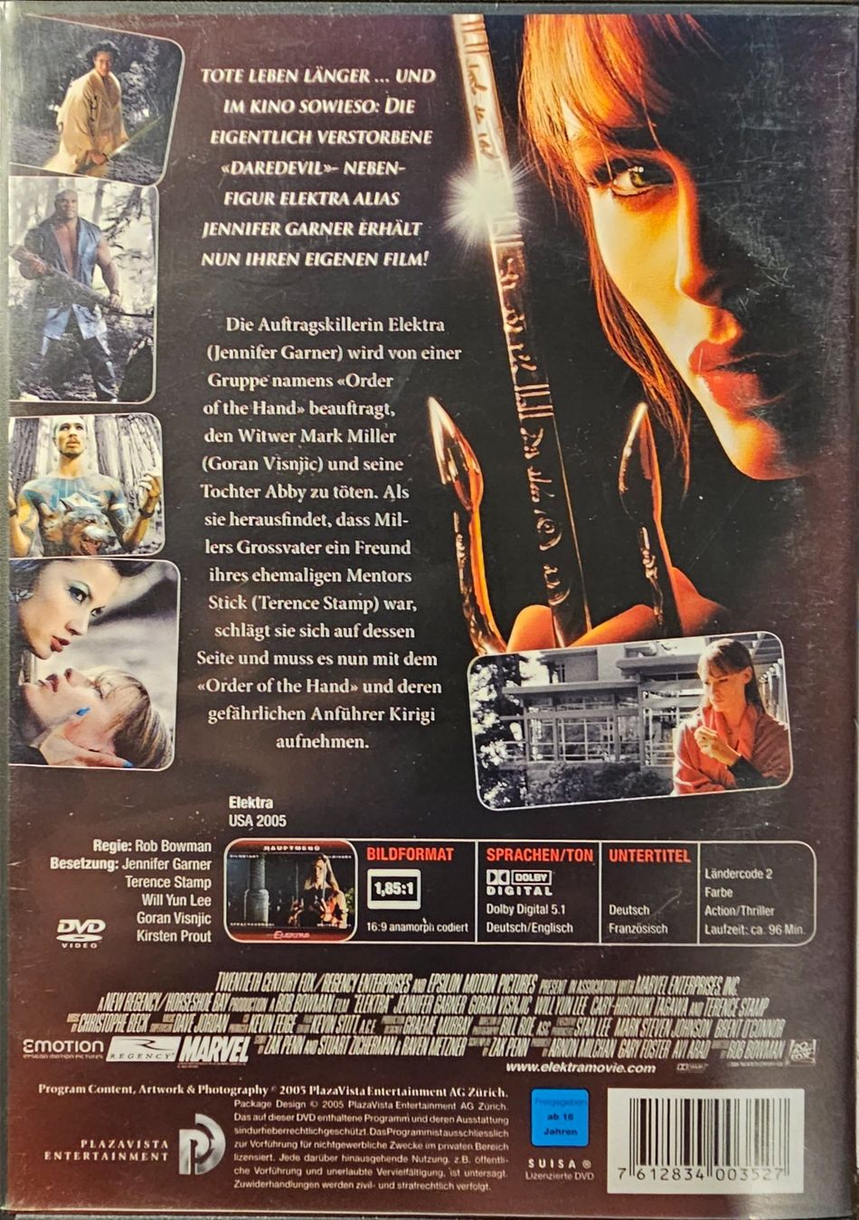 Tutti i DVDs: Elektra – Usato da Wahlen b. Laufen venduto da Cg10 1