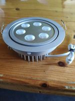 12xEinbauspots  Deckenspots 6x1,5W 5400K ALU