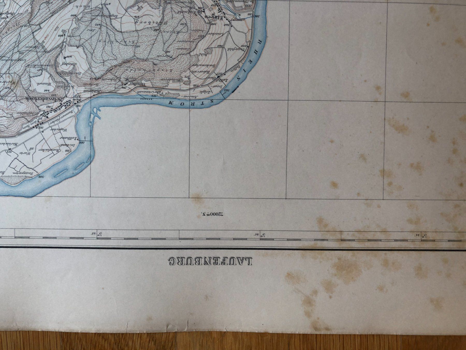 Cartine & Atlanti: Siegfriedatlas Bl. 20: Laufenburg 1882 – Usato da Zürich venduto da allp 2