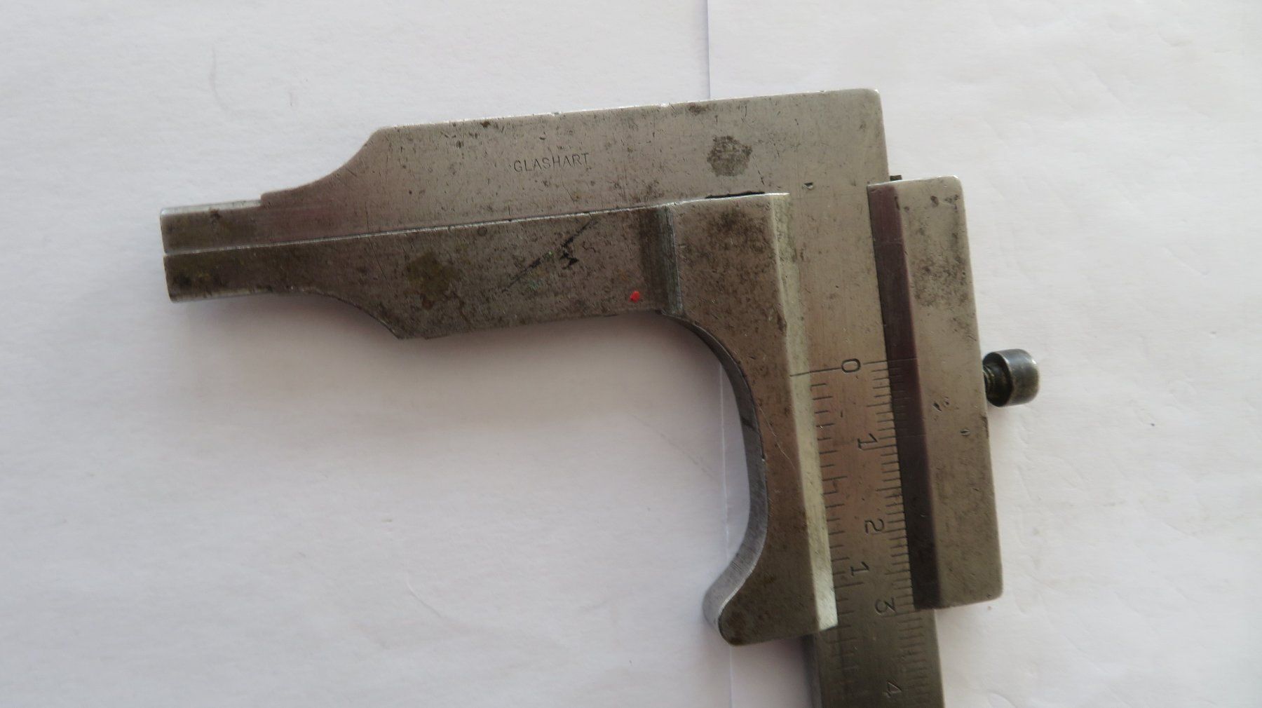 Misurare: Schiebelehre, Messschieber antik gemarkt mit "Glashart" 19cm – Usato da Wetzikon ZH venduto da morda1954 3