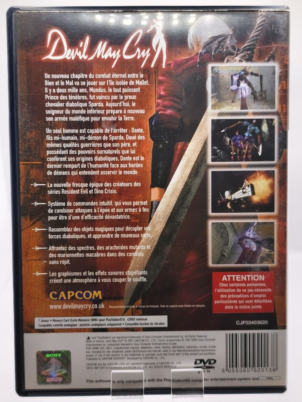 Sony Spiele: Jeu PlayStation 2 Devil May Cry - Français  – Gebraucht aus Conthey von Th3gr4yf0x 2