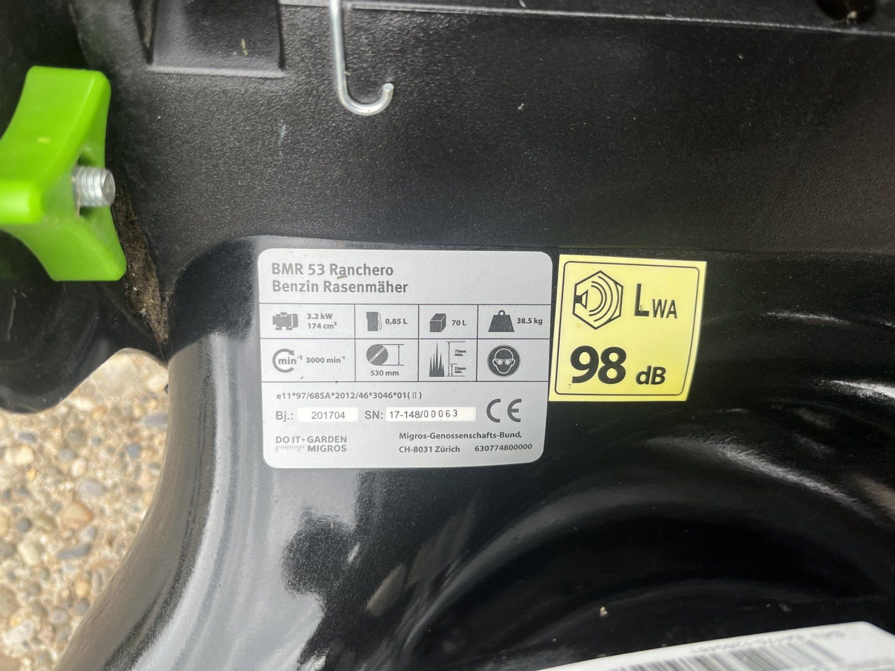 Migros Tagliaerba: Rasenmäher Ranchero 53cm mit Radantrieb – Usato da Stüsslingen venduto da Shoebby_tools 4