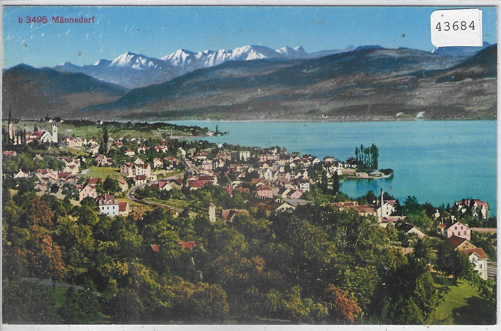 Cartes postales: Männedorf - Generalansicht - Litho – Défectueux à Ettingen par Kartenplanet