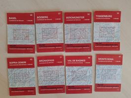 8 Militär-Luftfahrhinderniskarten Schweiz