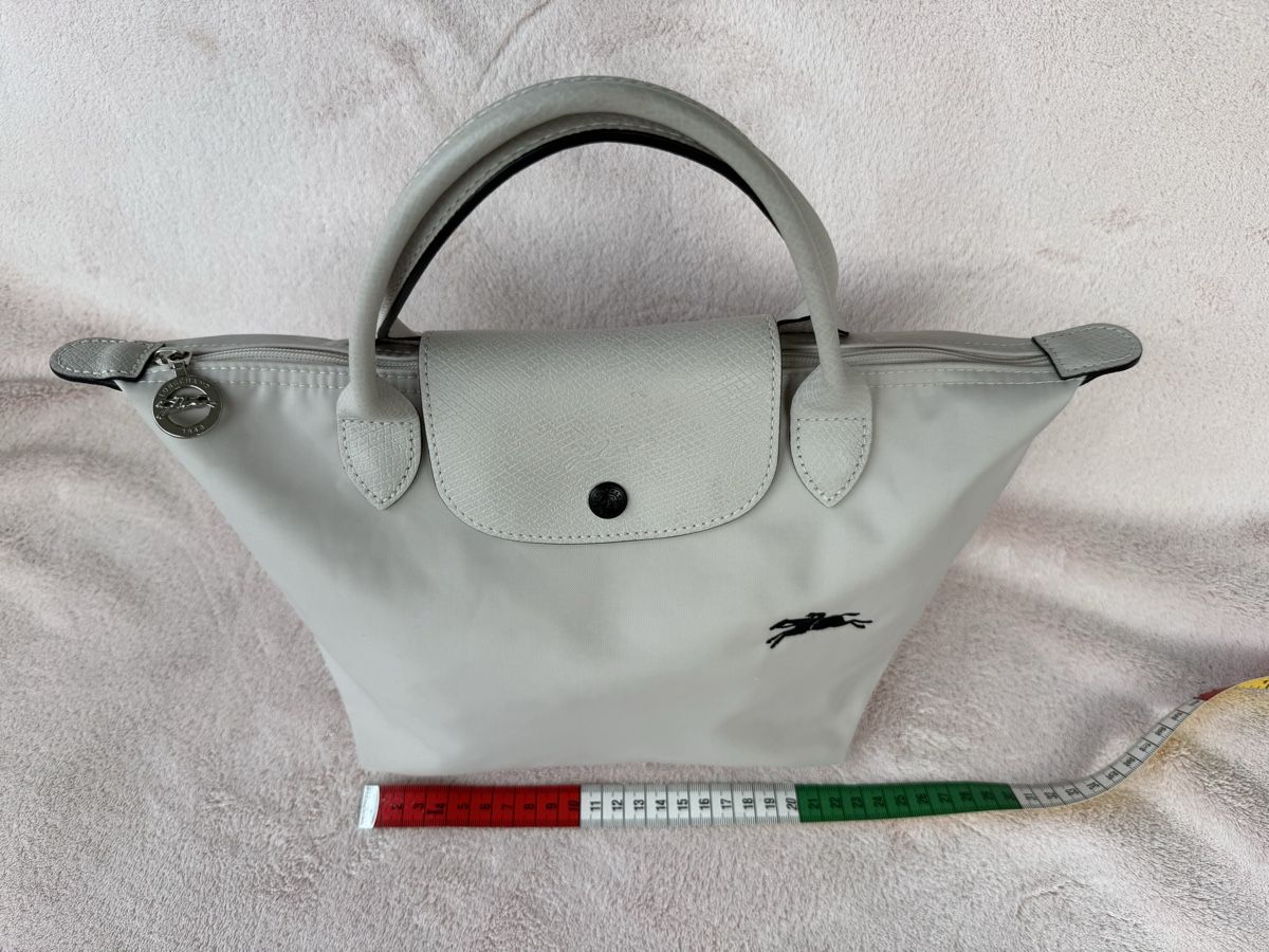 Longchamp Borse da donna: Longchamp Handtasche Le Pliage hellgrau, S – Usato da Zollikon venduto da brownbear1 1