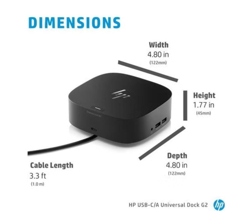 Hewlett Packard Dockingstation: HP USB-C/A Universal Dockingstation G2 – Gebraucht aus Zürich von tomm9404 4