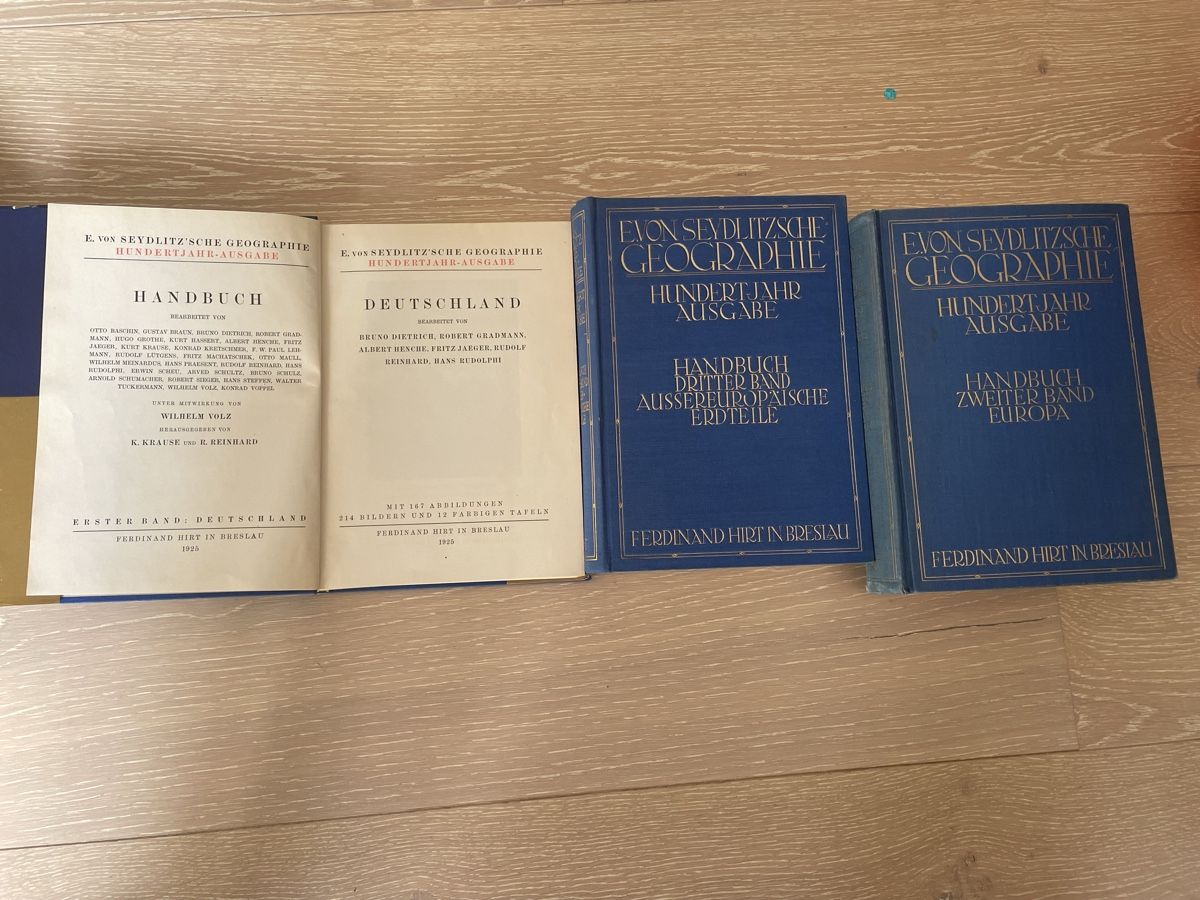 Libri: E.V. Seydlitz’sche Geographie 3 Teil 1925 – Usato da Sins venduto da Patrickwe