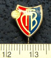 FCB FUSSBAL-CLUB BASEL UEFA ANSTECKNADEL ALT VINTAGE SILBRIG