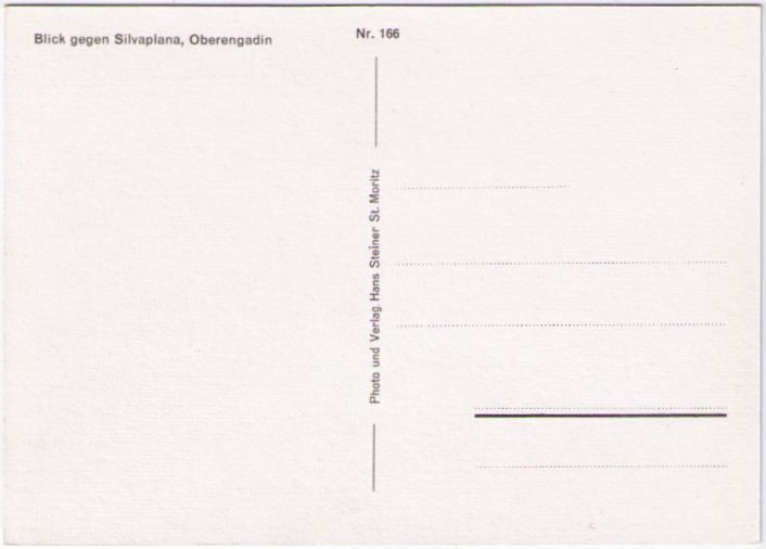 Cartoline postali: Silvaplana - Seen – Usato da Binningen venduto da Mountainrider 1