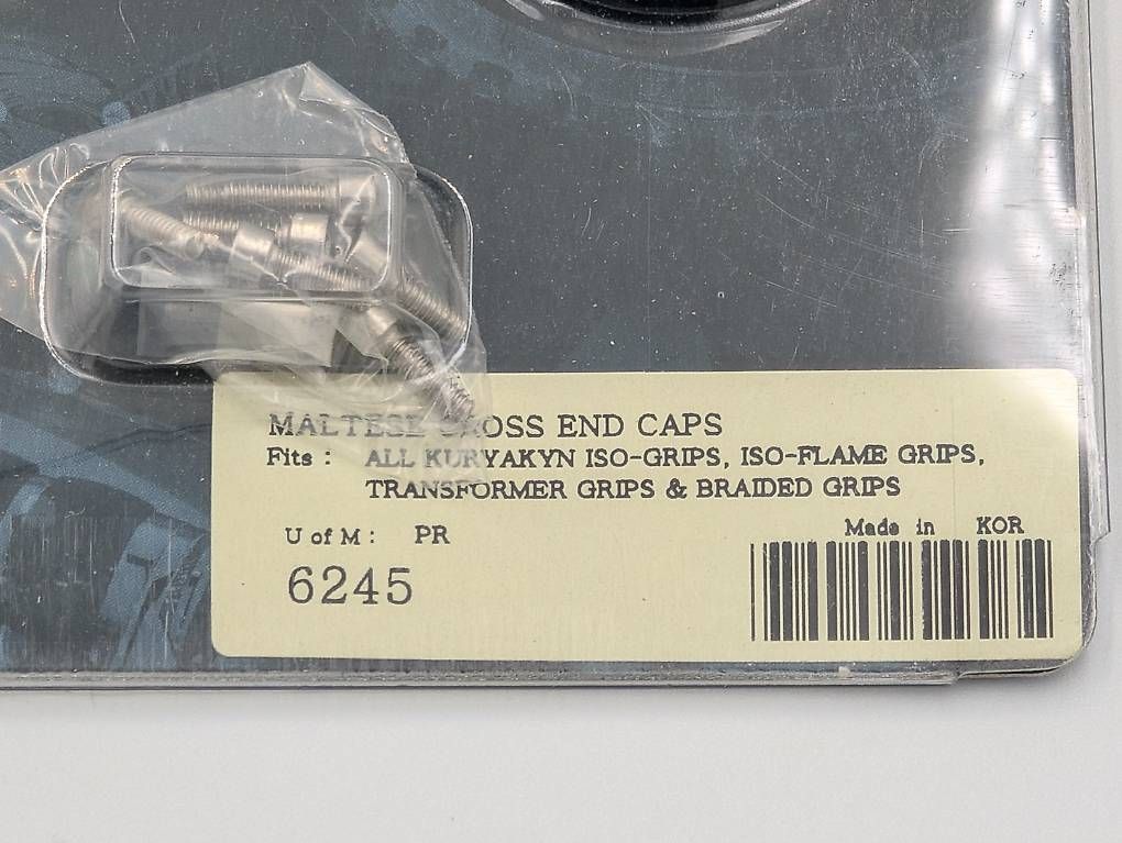 Tutti i ricambio per moto: Kuryakyn maltese cross end caps – Nuovo e nell'imballaggio originale da Torny le Grand venduto da cla_w6np 3