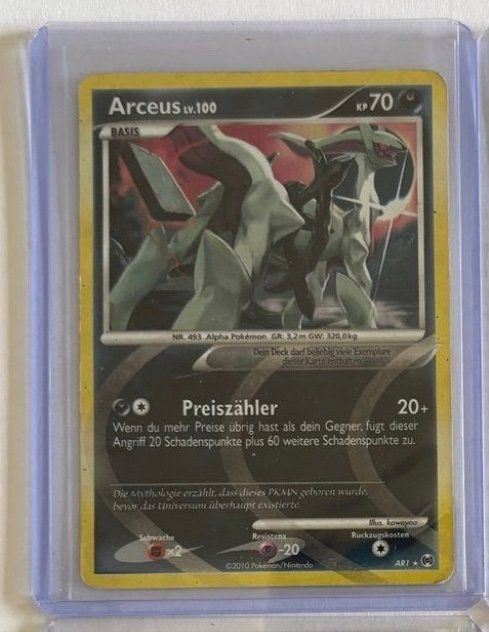 Pokémon Carte collezionabili: Arceus Holo AR1 – Usato da Petit-lancy venduto da Jototti