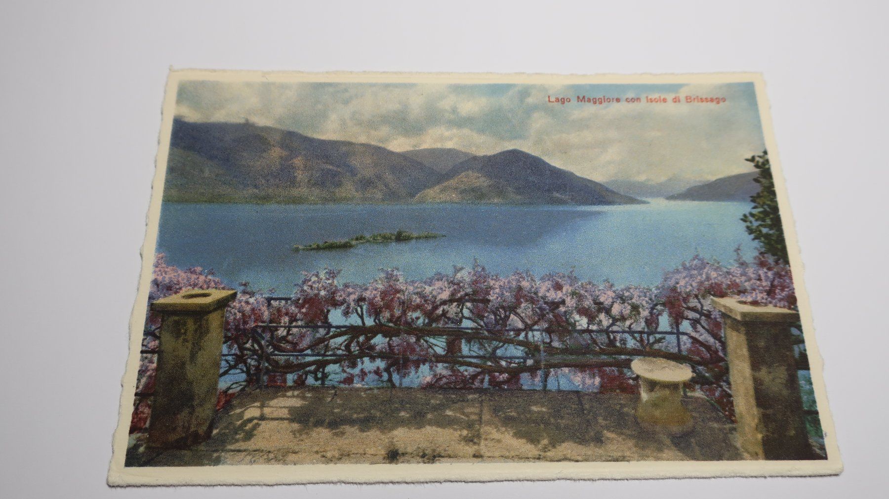 Cartoline postali: Lago Maggiore con isola di Brissago – Usato da Cormoret venduto da Pascalll2001 1