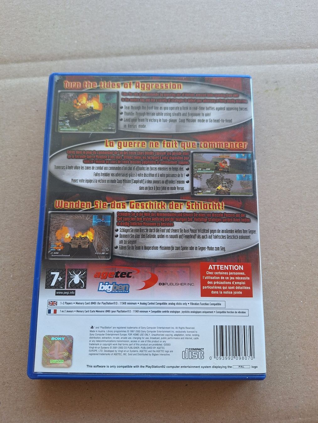 Giochi: Tank Elite - PS2 – Usato da Altstätten SG venduto da GGsGameshop 2