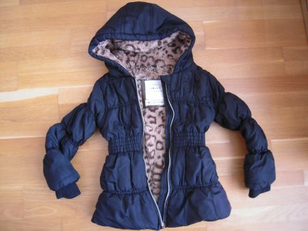 Übergangsjacke / Winterjacke Gr 104 / 110 schwarz