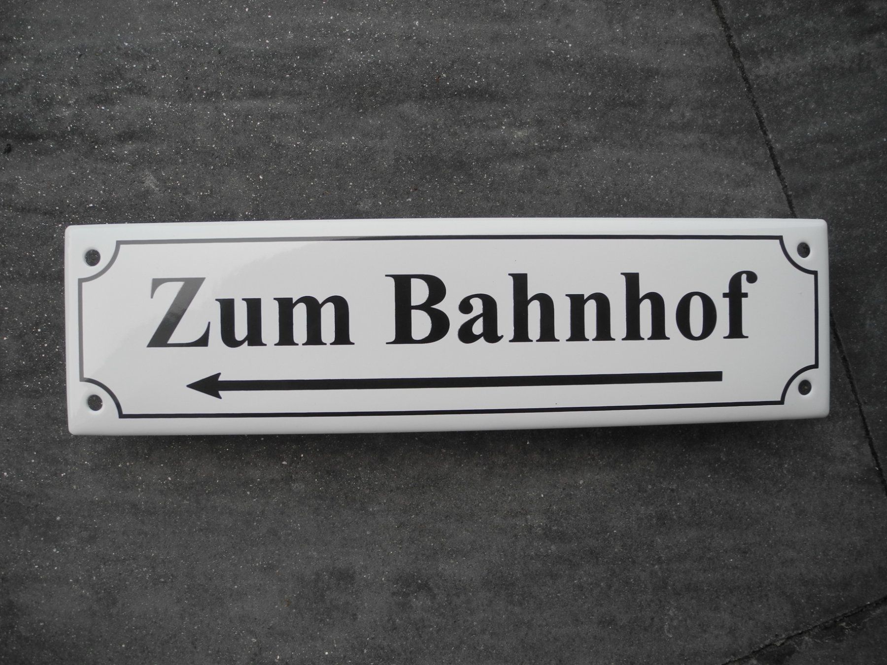 SBB/CFF/FFS Ecriteaux: EISENBAHN EMAILSCHILD – Neuf (Voir description) à Reinach AG par Huckleberrysix