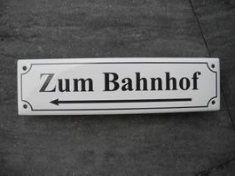 EISENBAHN EMAILSCHILD