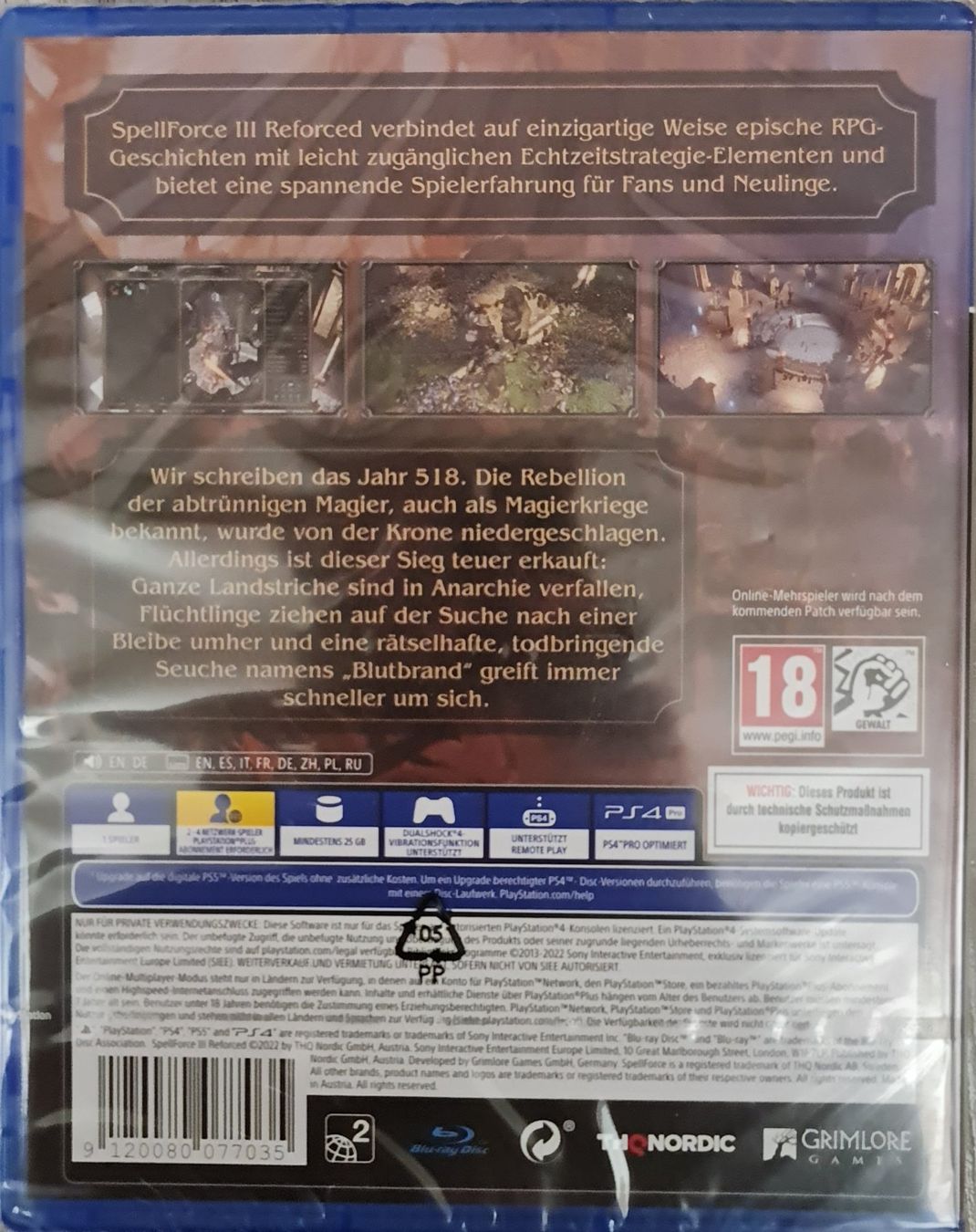 Sony Giochi: Spellforce 3 III Reforced PS4 Neu&Ovp – Nuovo e nell'imballaggio originale da Effretikon venduto da easyjones 1