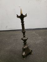 Antiker Barock-Kerzenständer aus Bronze Messing Kirchenleuch