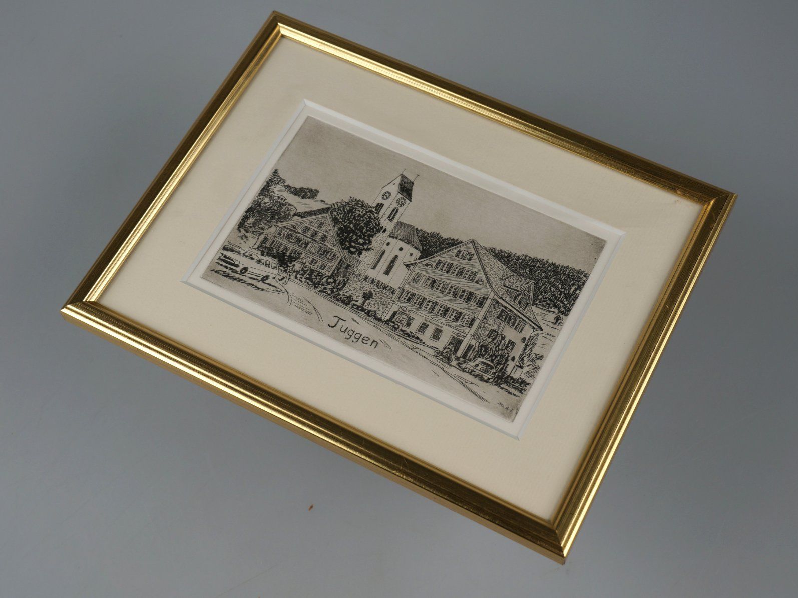 Dipinti: Tuggen Radierung – Usato da Rüti ZH venduto da Restwert_Rueti_ZH