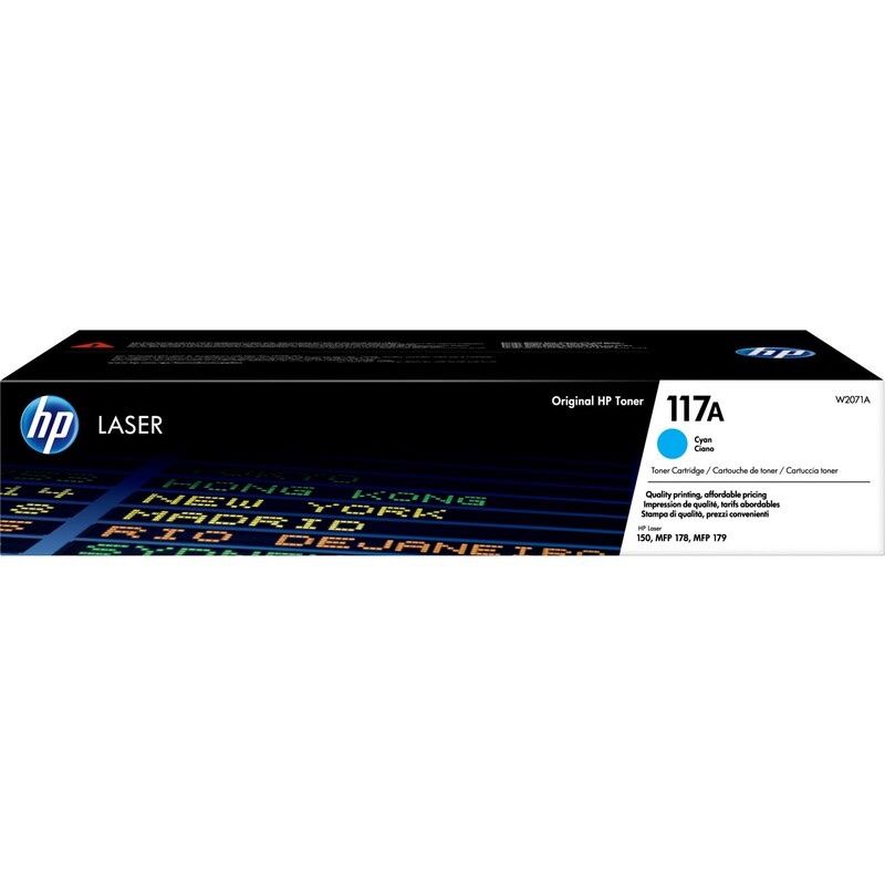 Hewlett Packard Cartucce per stampanti & toner: Toner HP 117A Cyan – Nuovo e nell'imballaggio originale da Grand-Lancy venduto da polart