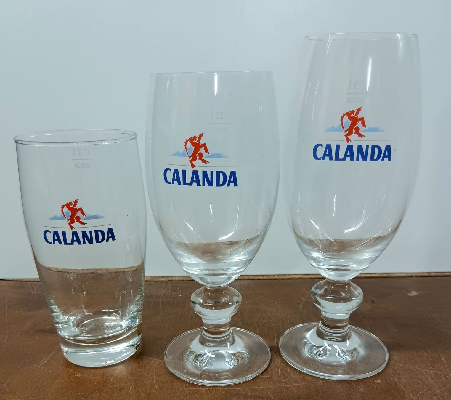 Gläser: 5 Bierglas Bier Brauerei Calanda Chur – Gebraucht aus Lichtensteig von B-B-Bier 1