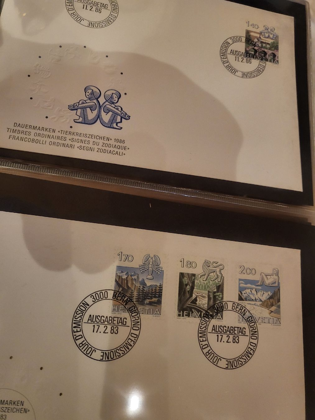 Tutti i francobolli: Schweizer Sternzeichen Briefmarken. – Usato da Welschenrohr venduto da Fenn-60 4