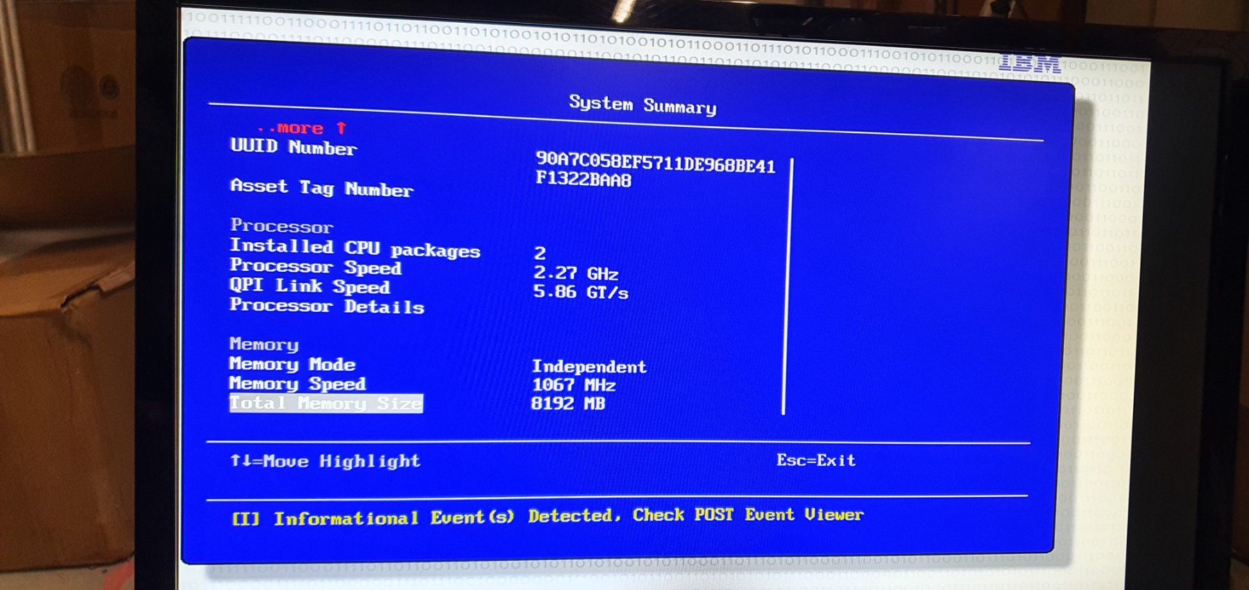 Intel Server: IBM 6385-HC1 2U SERVER mit 2 Blade 4x XEON E5520 CPU – Usato da Gerlafingen venduto da dulifuli