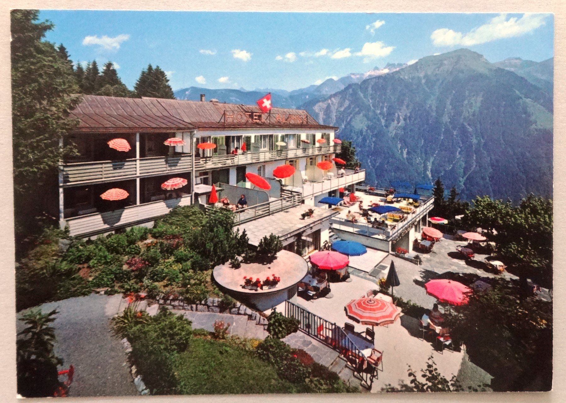 Cartoline postali: Hotel Alpina, Braunwald – Usato da Fétigny venduto da Billy2miny