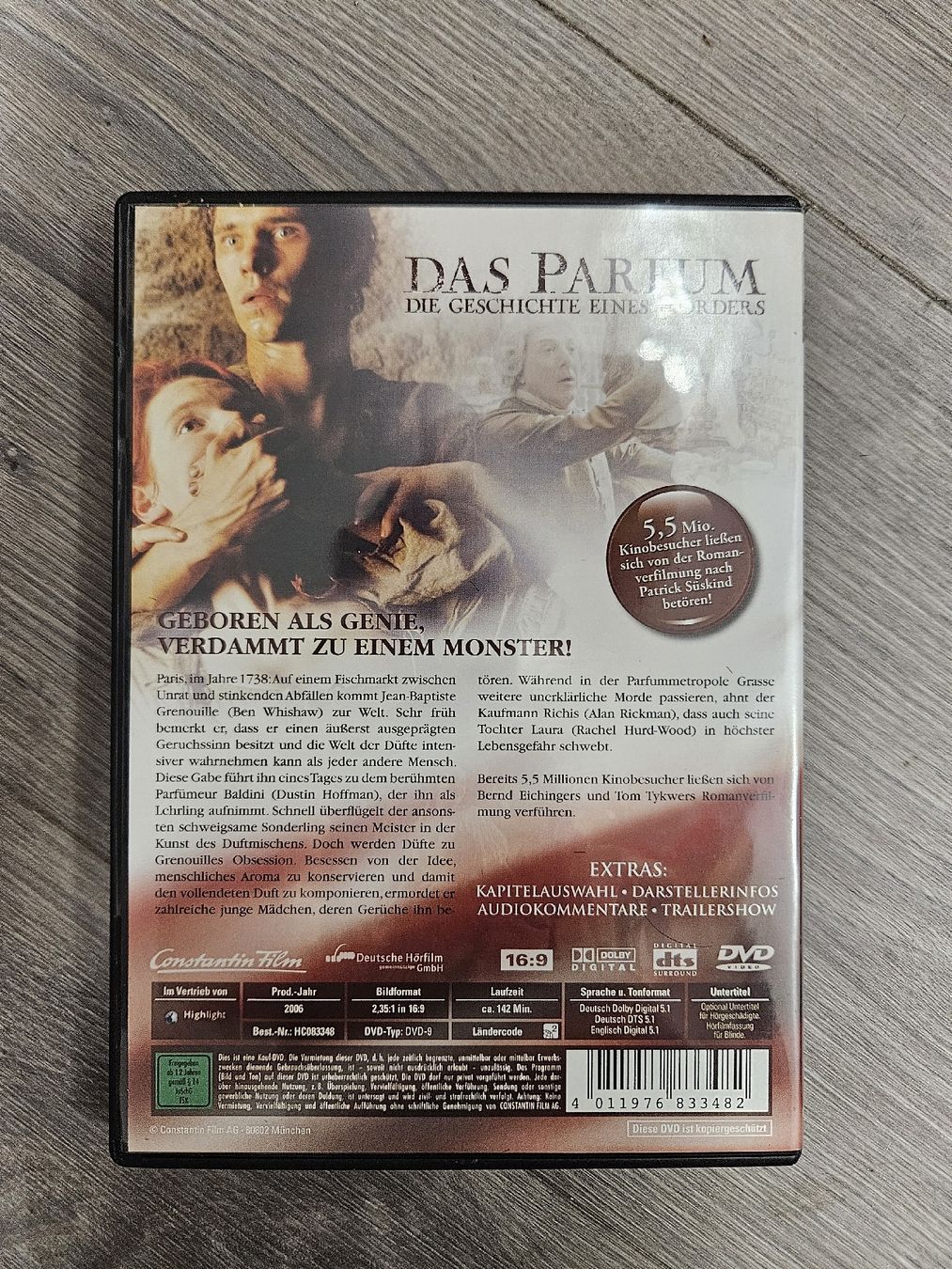Alle DVDs: DVD Das Parfum  – Gebraucht aus Reinach AG von Irina_g00 1