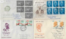 4 FDC Indien