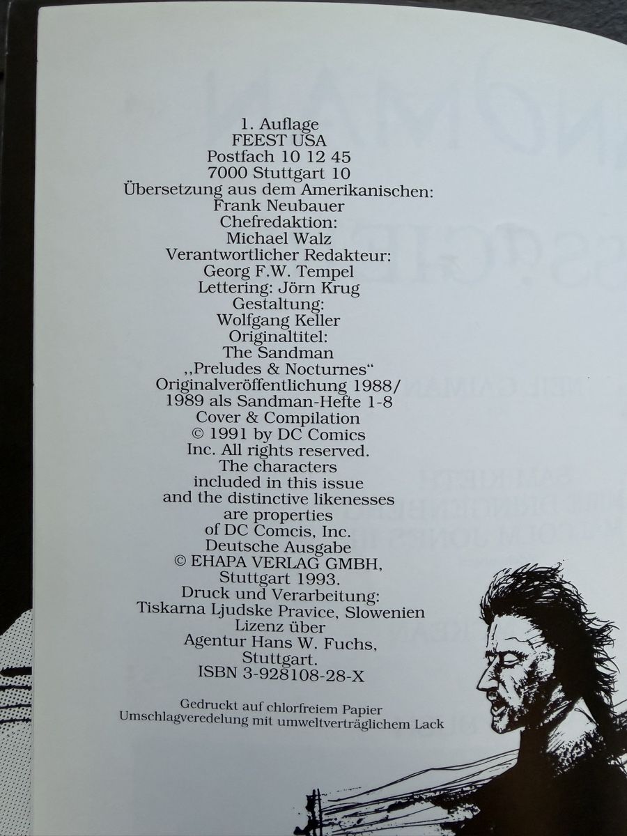 Comics: Sandman 1&2 Comic Deutsch – Gebraucht aus Zürich von cENS0R 2