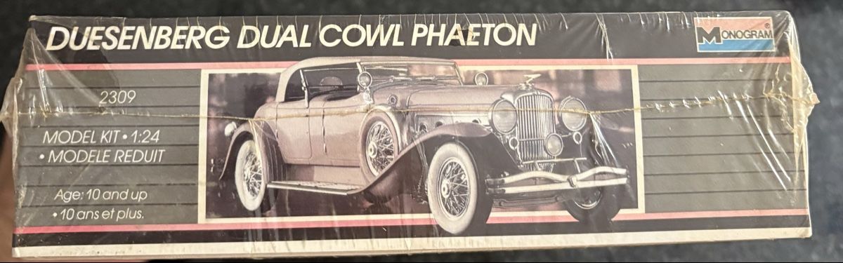 Modellini d'auto: NEU Duesenberg Dual Cowl Phaeton Monogram Bausatz 1:24 – Nuovo e nell'imballaggio originale da Perlen venduto da S0nG0ku 2