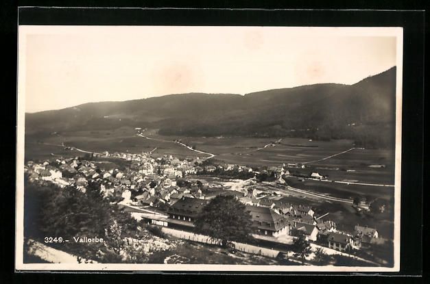 Cartes postales: AK Vallorbe, Ortsansicht mit Umland – D'occasion à Berlin par bartko-reher