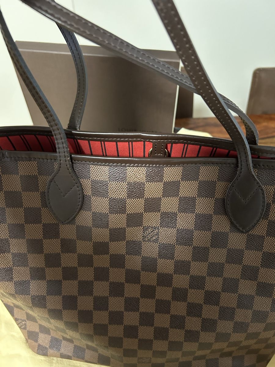Louis Vuitton Taschen für Damen: Louis Vuitton Damier Ebene Neverfull MM – Gebraucht aus Zürich von Nutla 6